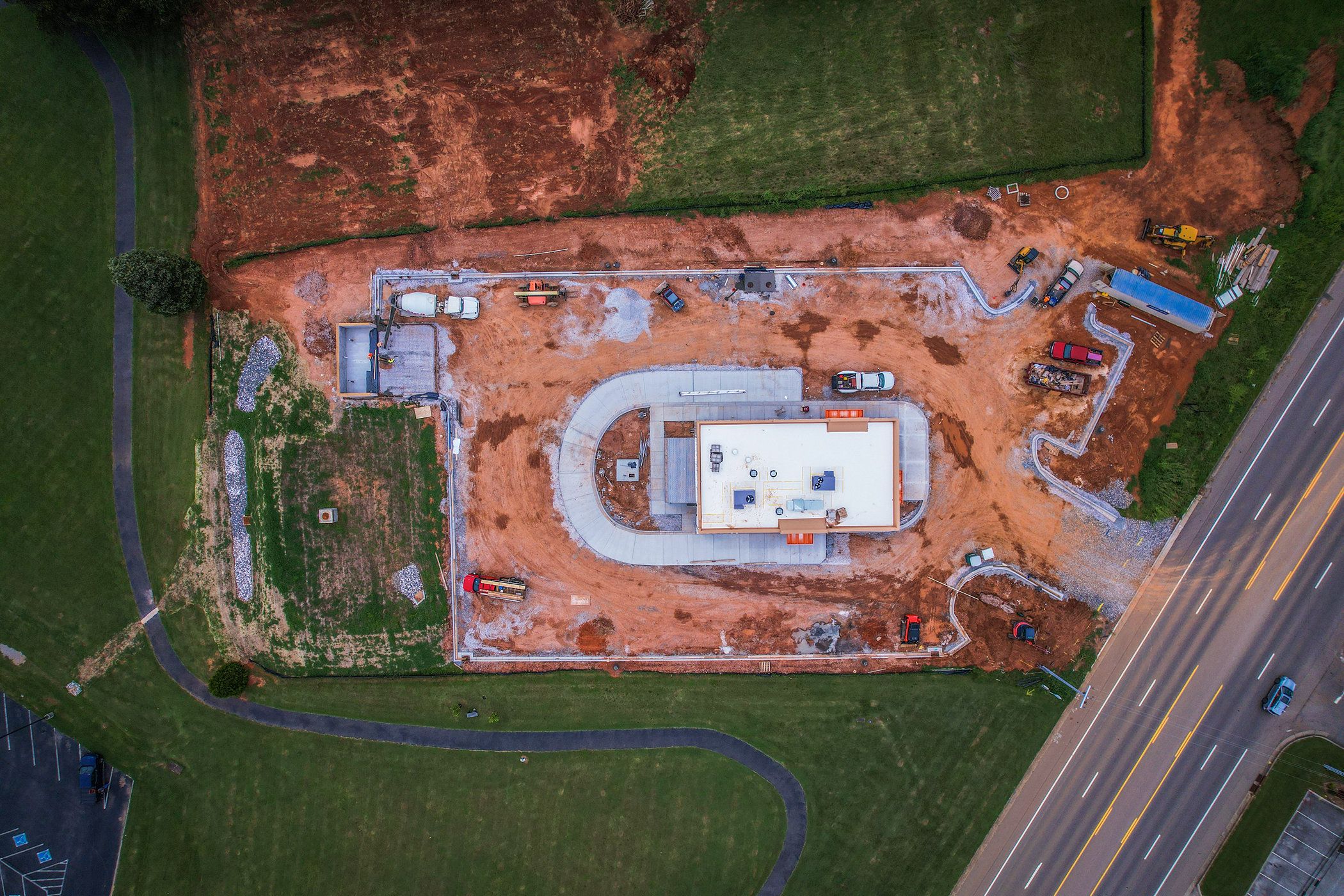 construction progress drone pilot