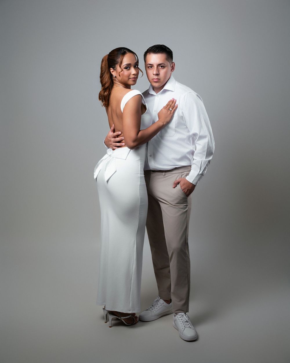 sesion de fotos de boda en estudio en santo domingo