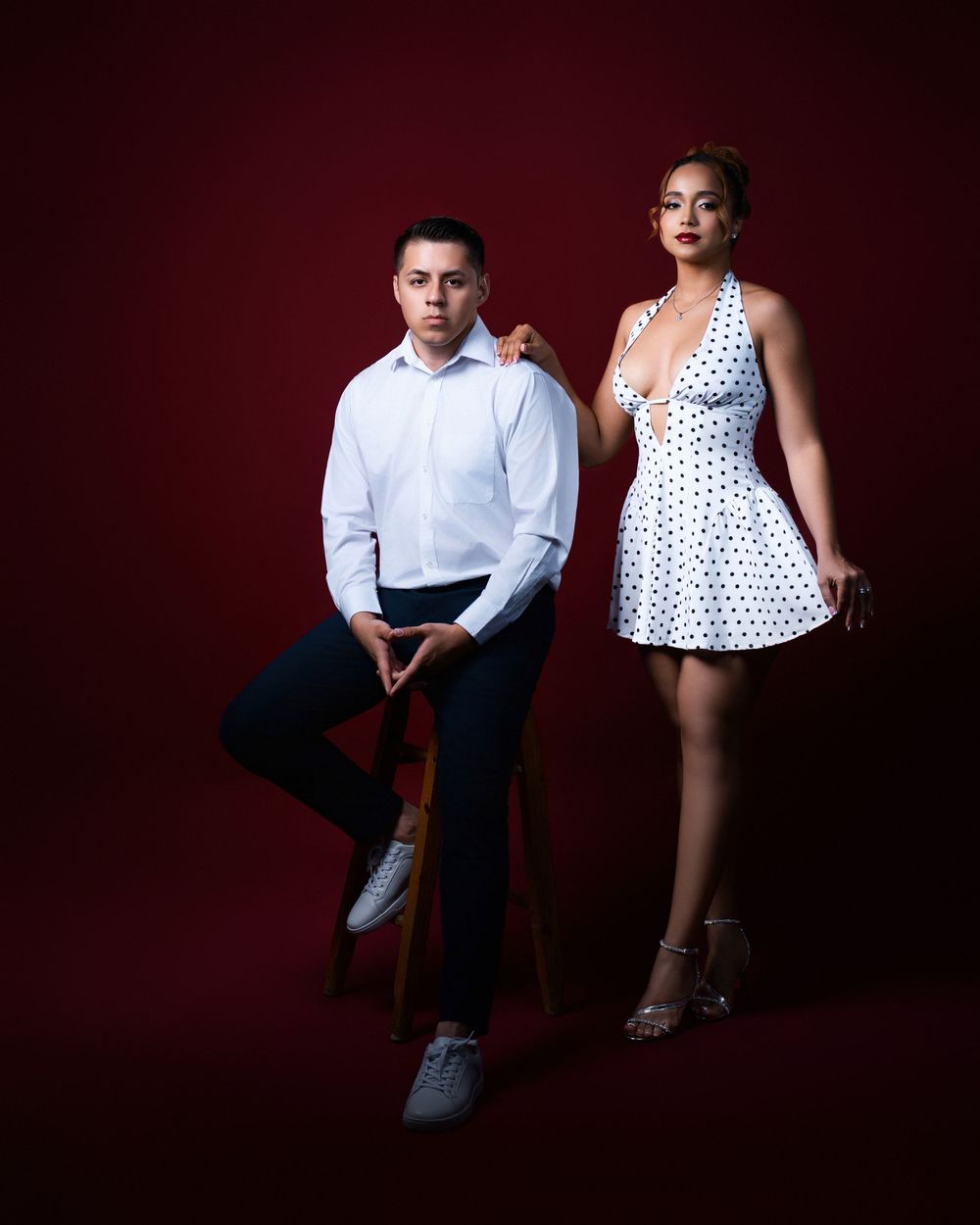 sesion de fotos de boda en estudio en santo domingo