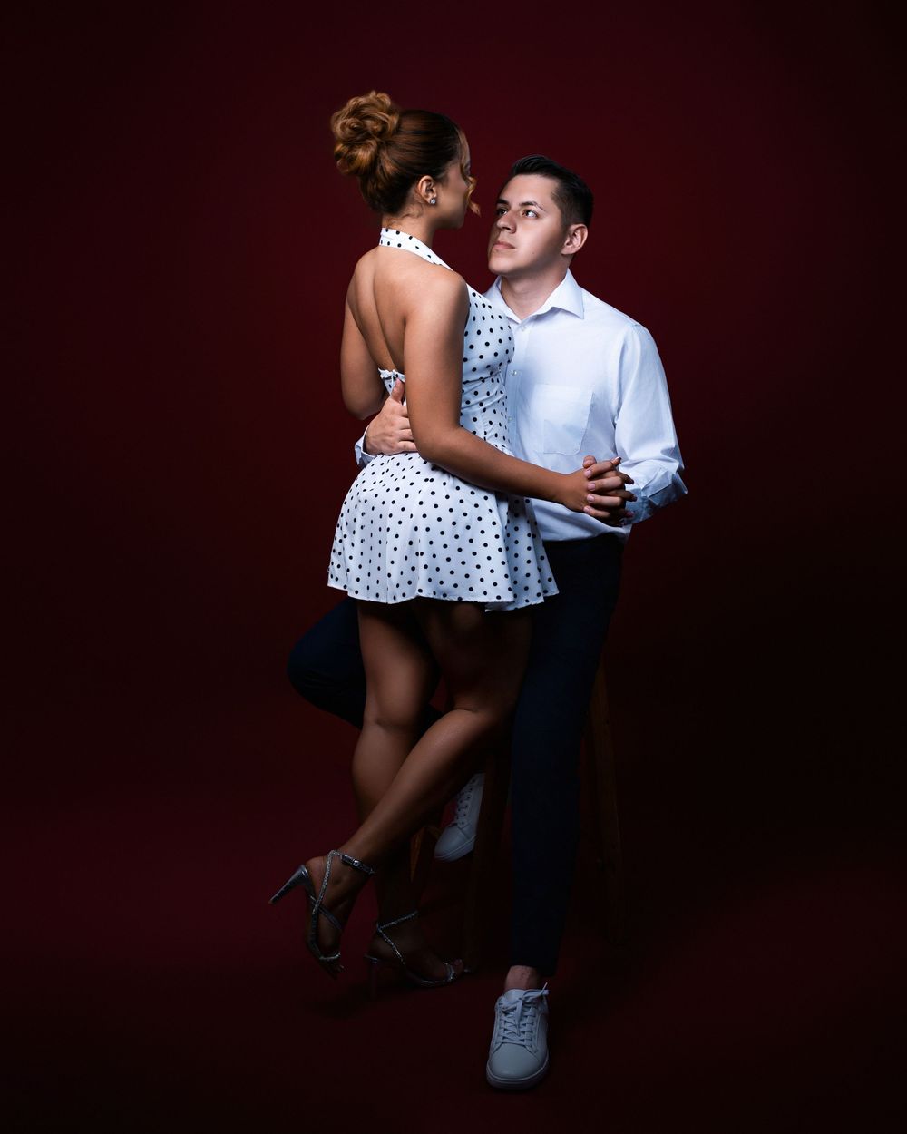 sesion de fotos de boda en estudio en santo domingo