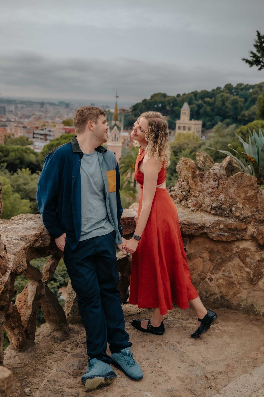 Quiet and special moment in the Gothic Quarter before tourists arrive.