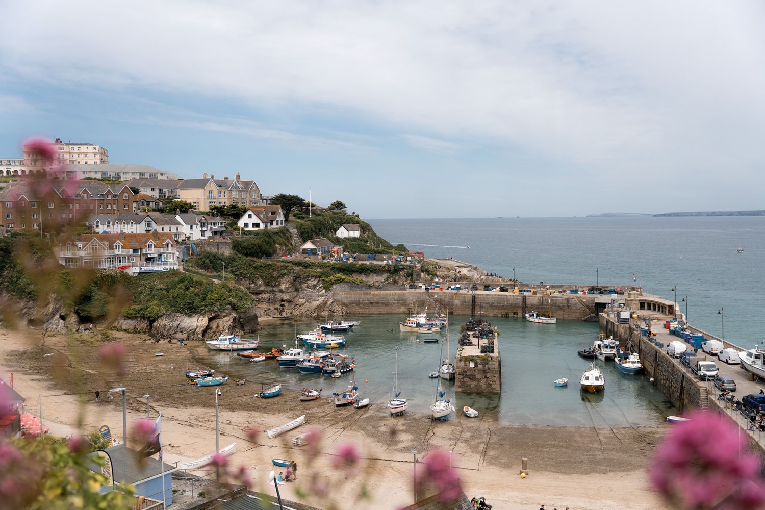 port de newquay dans les cornouailles en angleterre