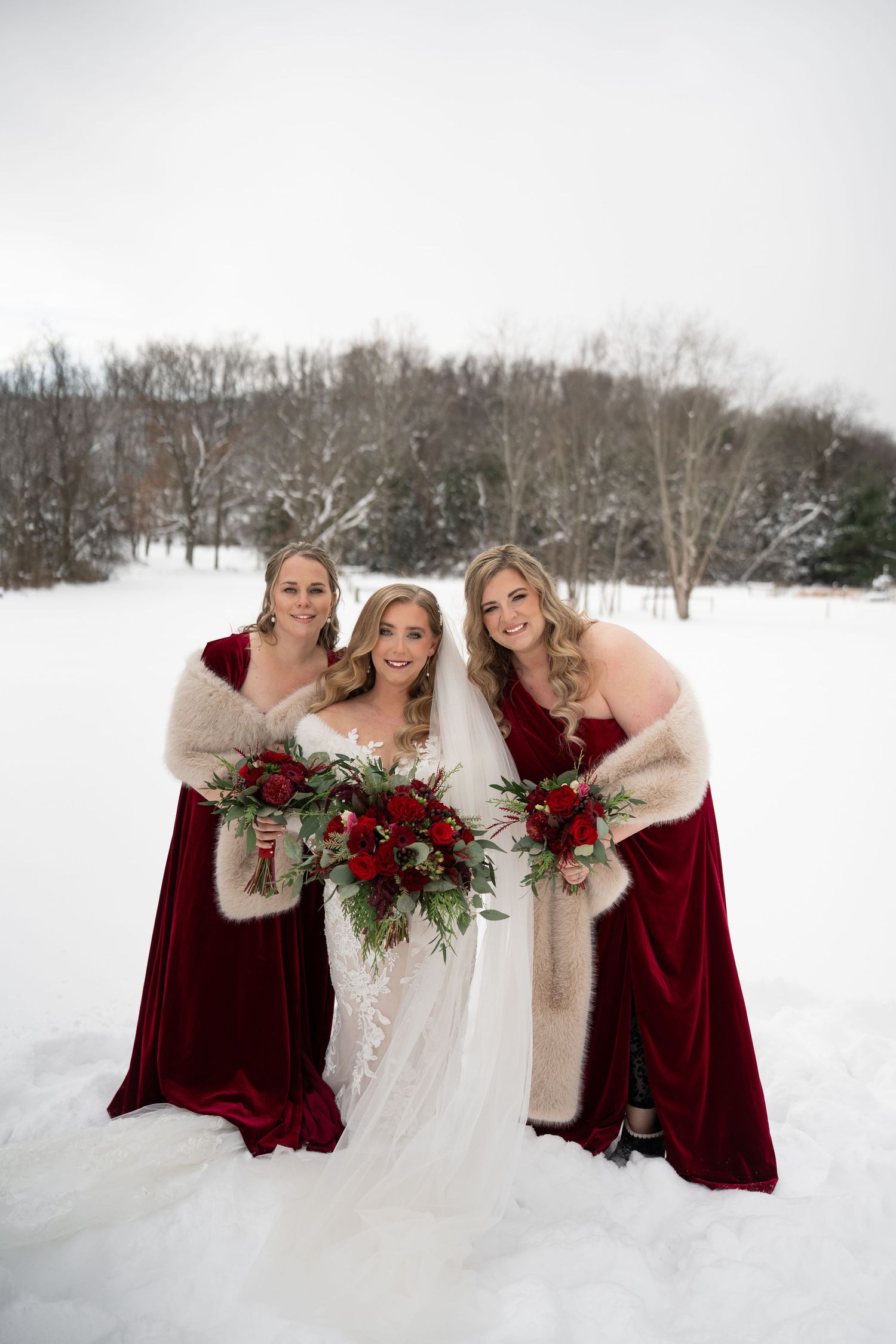Bridal Party Group Shot
Pittsburgh Wedding 
The Laurel Belle Event Center
Winter Wedding