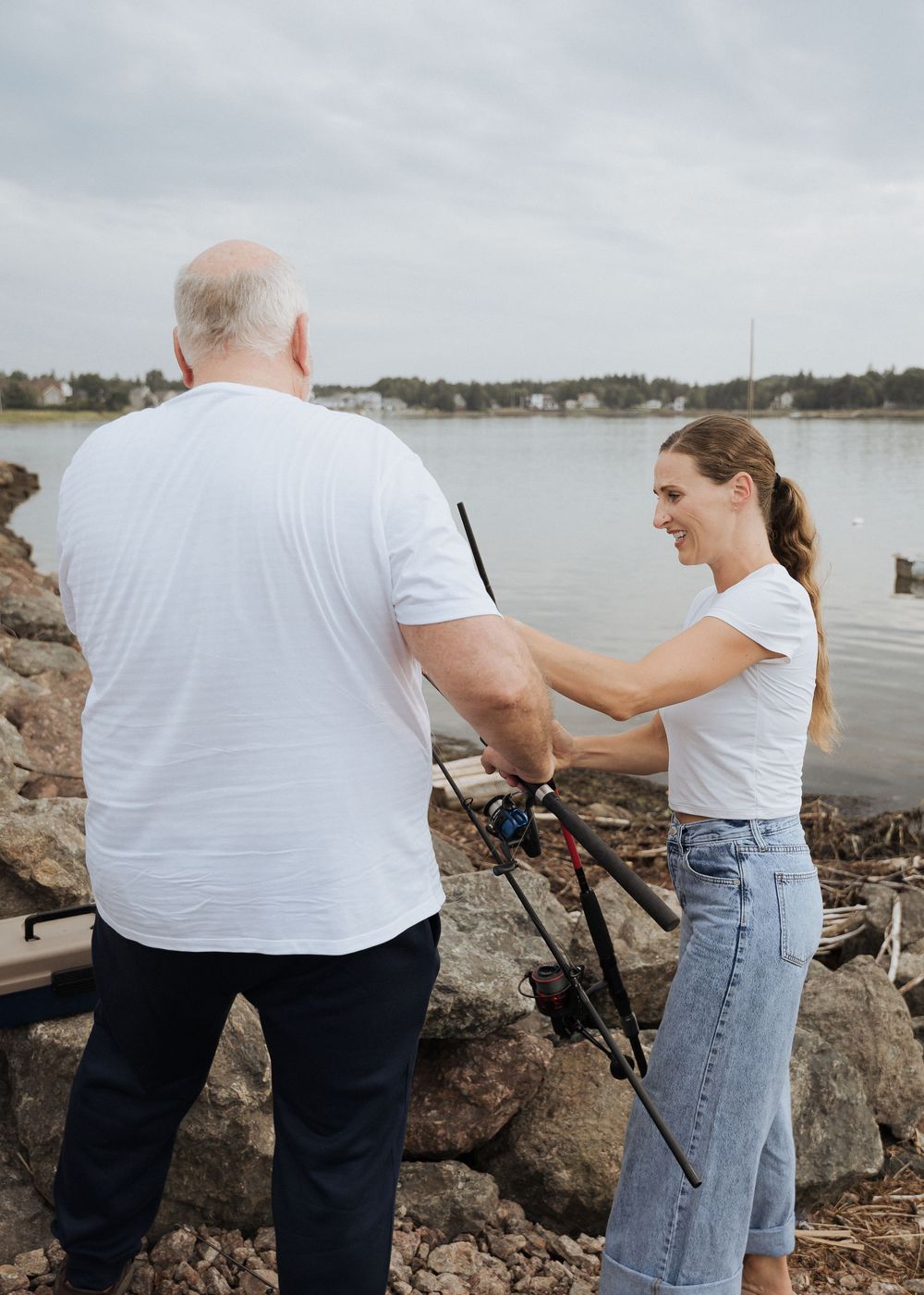 Mother and father grandparent photographer, family portraits, Cocagne New Brunswick, Shediac photographer, family photos near me, Alma