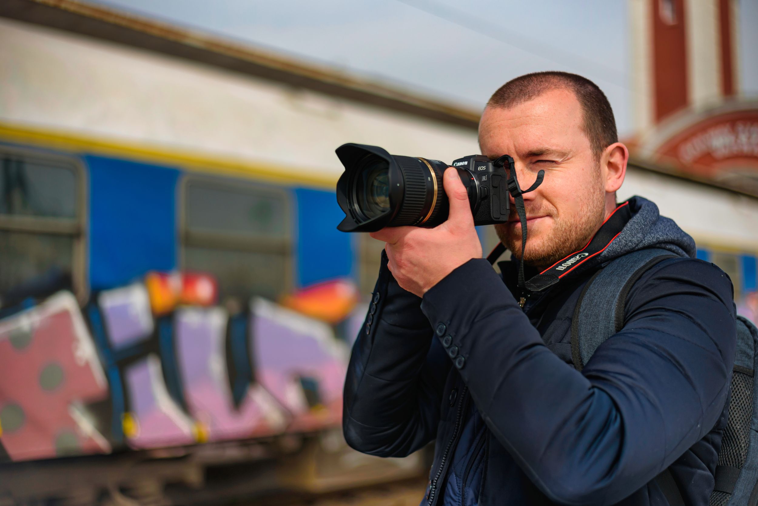 Портретна снимка на фотограф град Варна