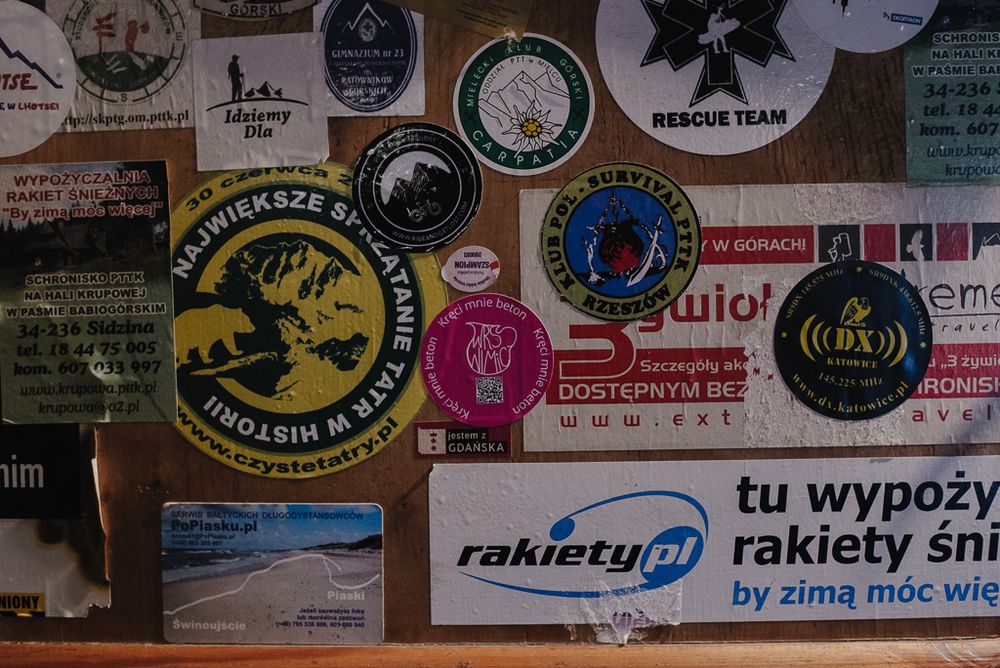 Naklepji w schronisku PTTK na Hali Krupowej.
