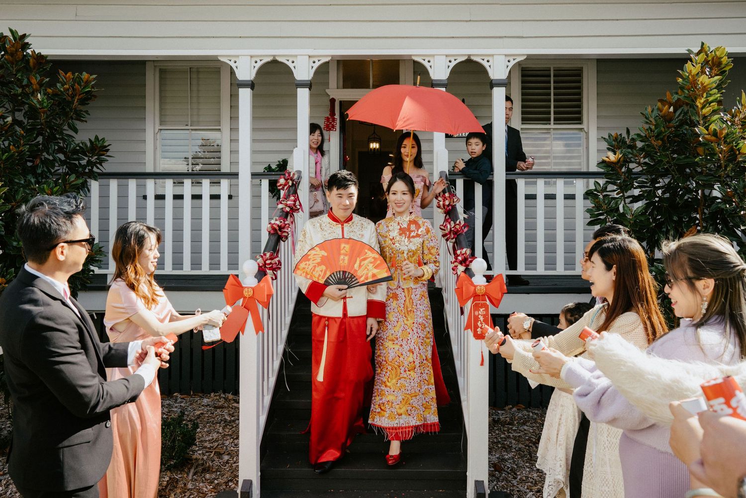 "Couple’s tea ceremony at Toowoomba captured by top Brisbane wedding photographer"