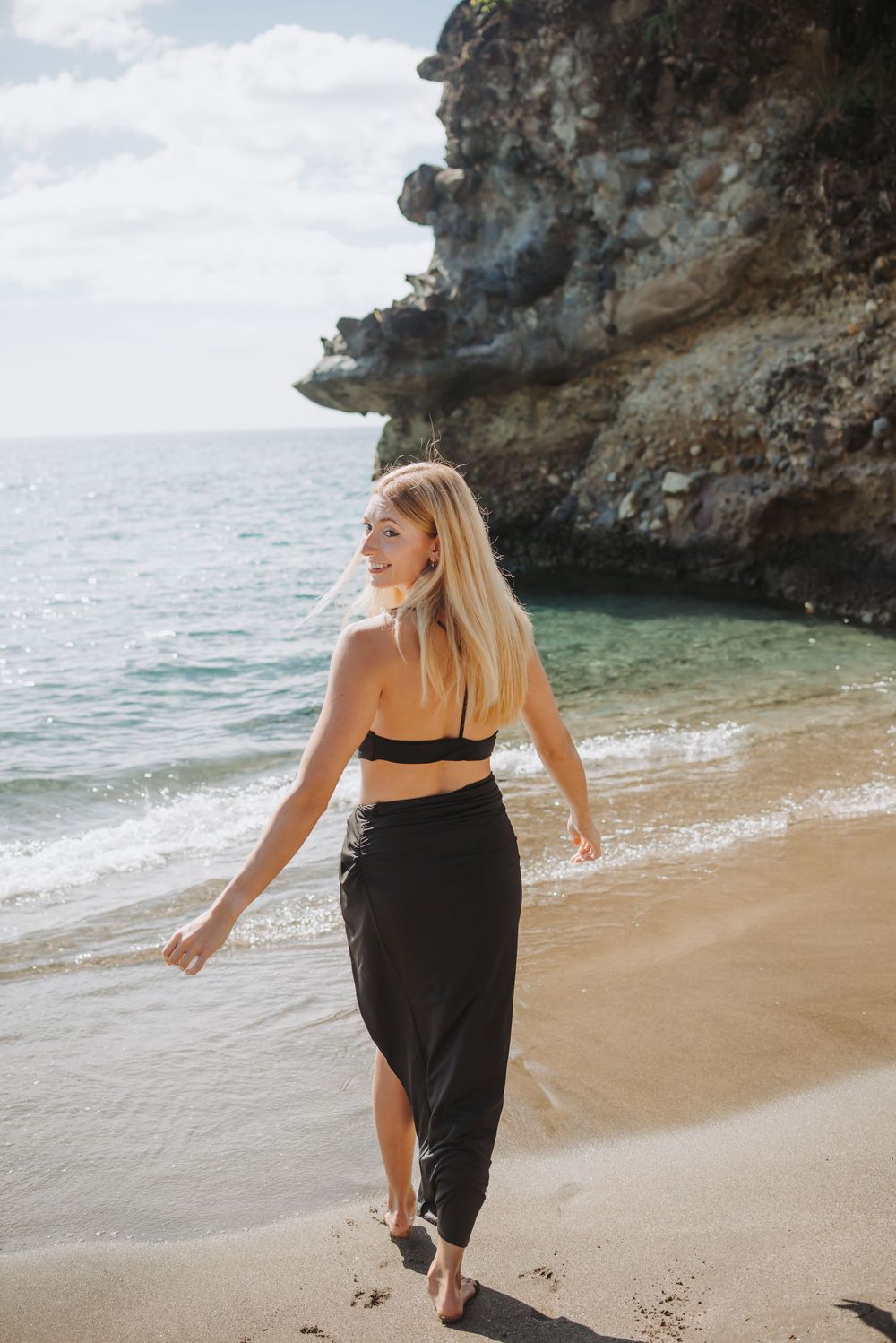 St Lucia Photographer captures surprise Proposal and engagement photoshoot at Anse Mamin Beach near Jade Mountain and Anse Chastenet Hotel