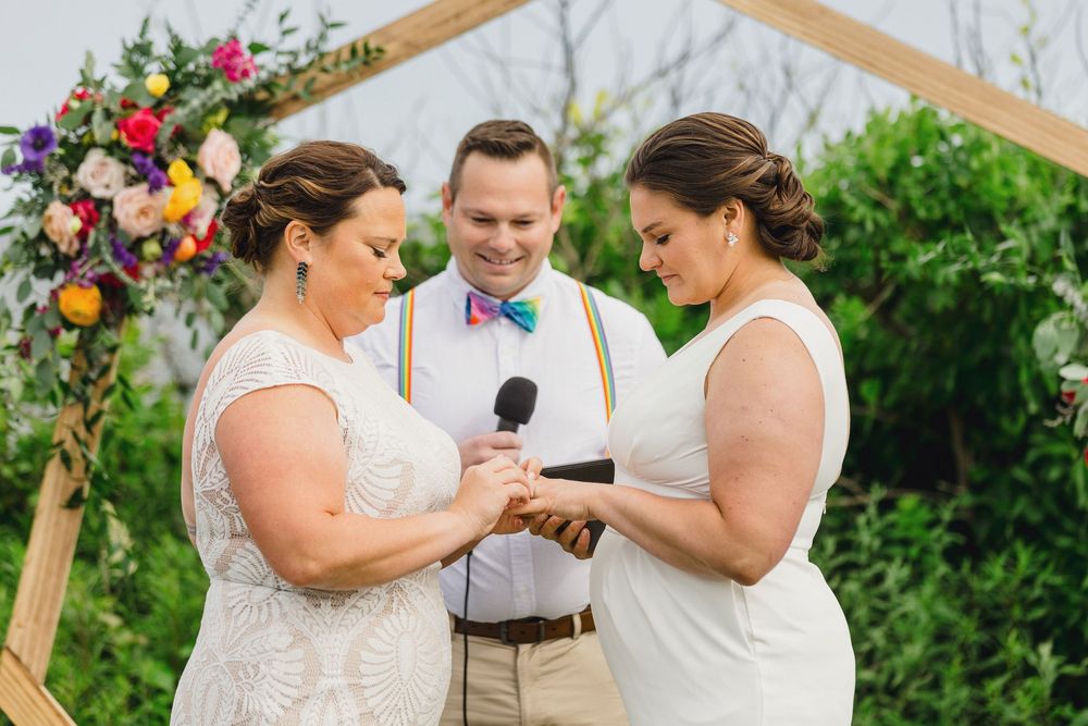 Beavertail Lighthouse in Jamestown wedding ceremony. Newport, RI Wedding photography