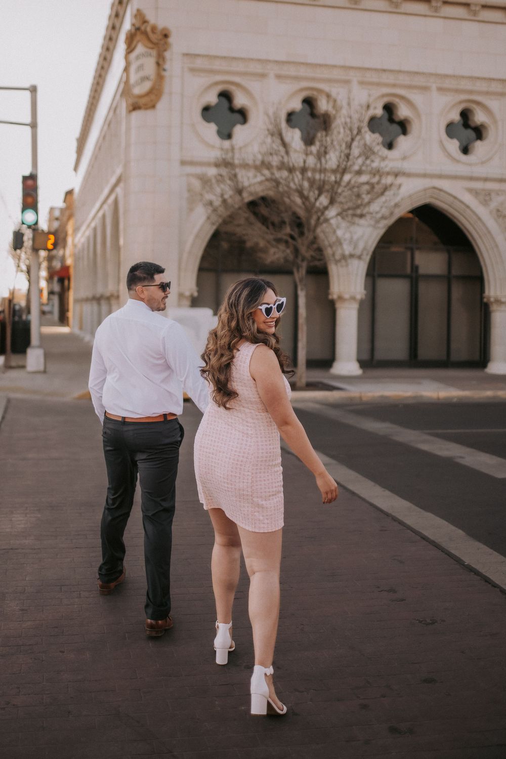 downtown Albuquerque engagement photos. romantic engagement photos in albuquerque. best wedding photographers in New Mexico. abq elopement