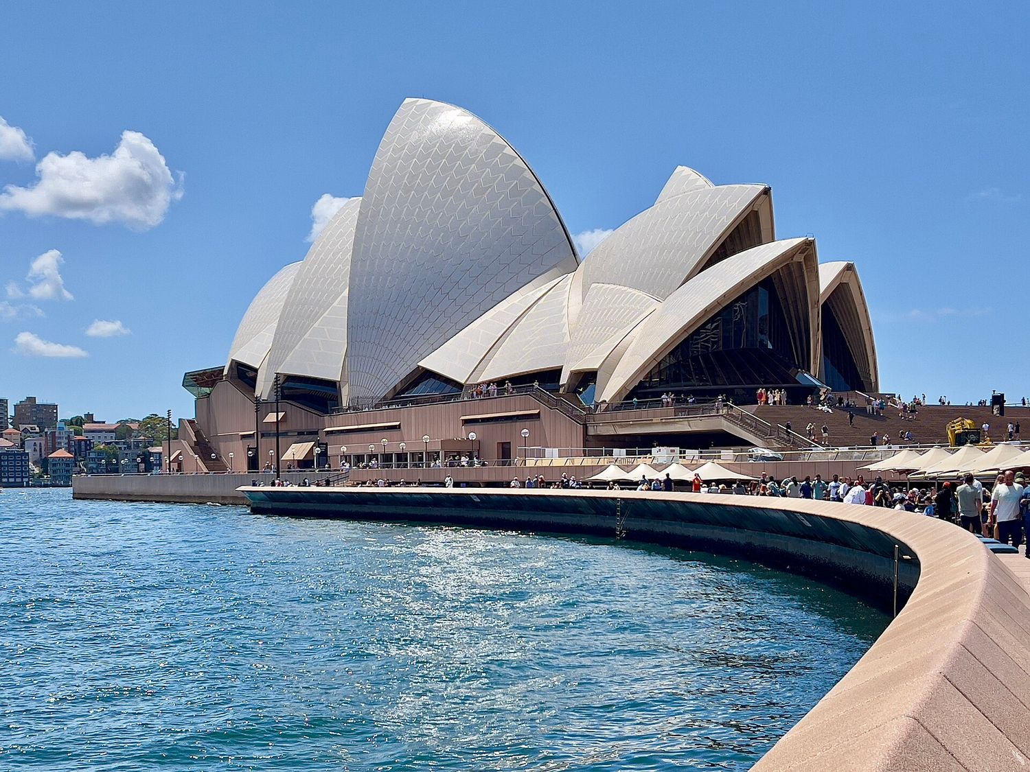 Sydney Opera House sails from Circular Quay - city-chic engagement photoshoot location, Sydney