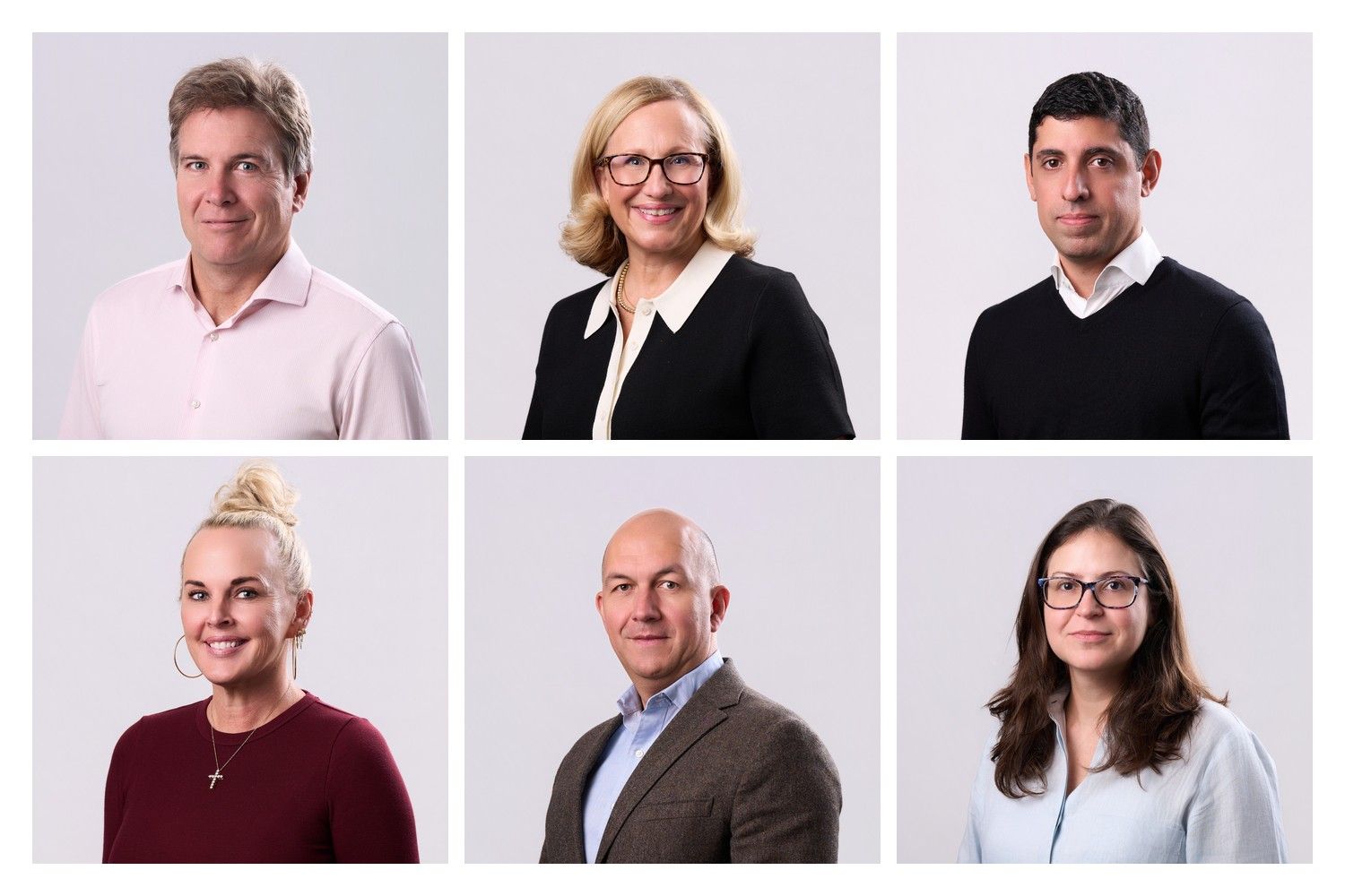 Serie de retratos ejecutivos de integrantes del board internacional
