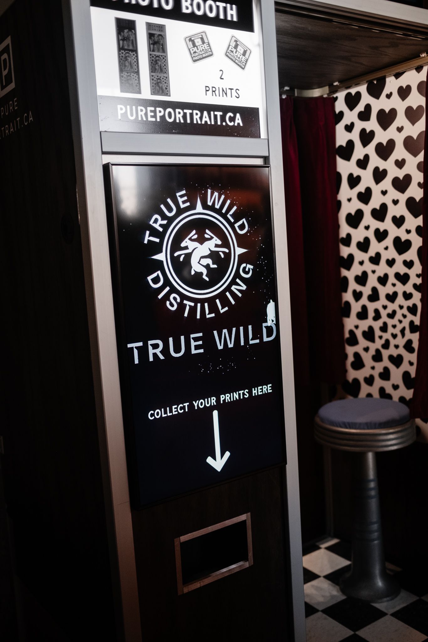 Corporate event photo booth strips showcasing customizable logo branding and creative designs for professional gatherings.