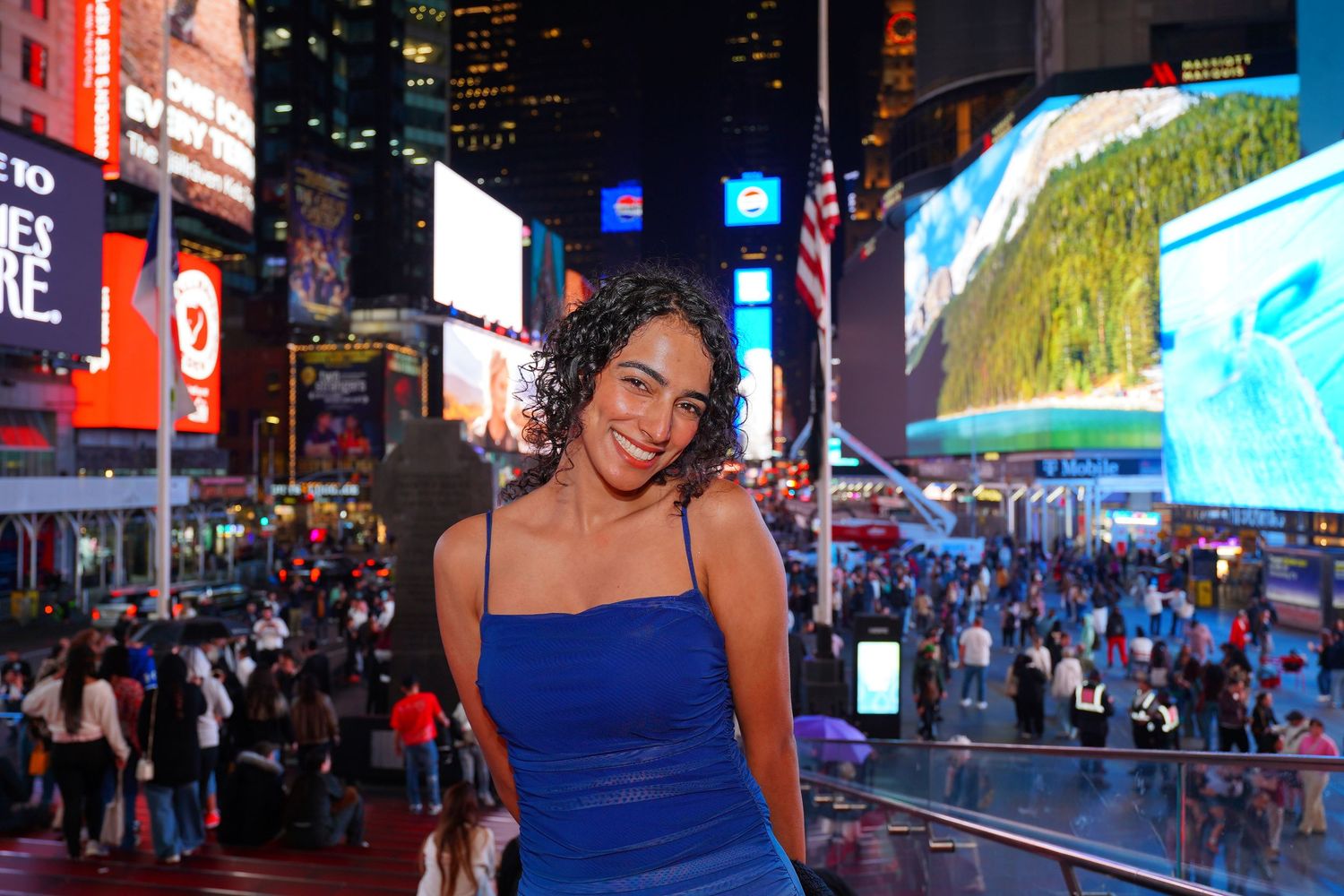 arabic lady at times square