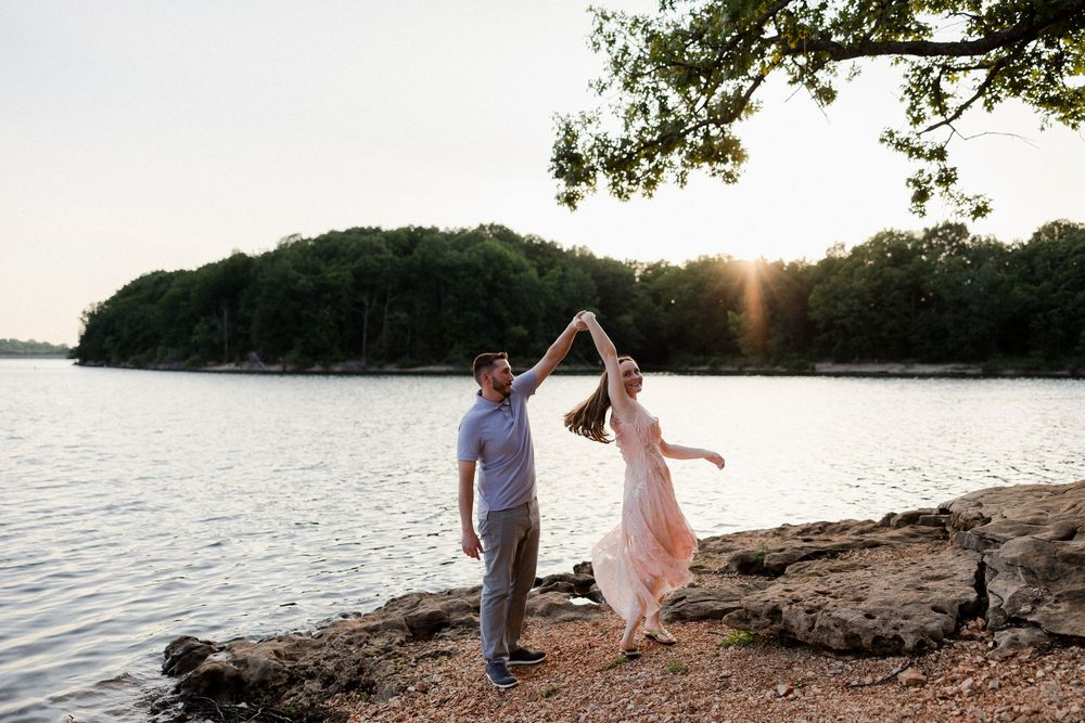 fellows lake engagement session