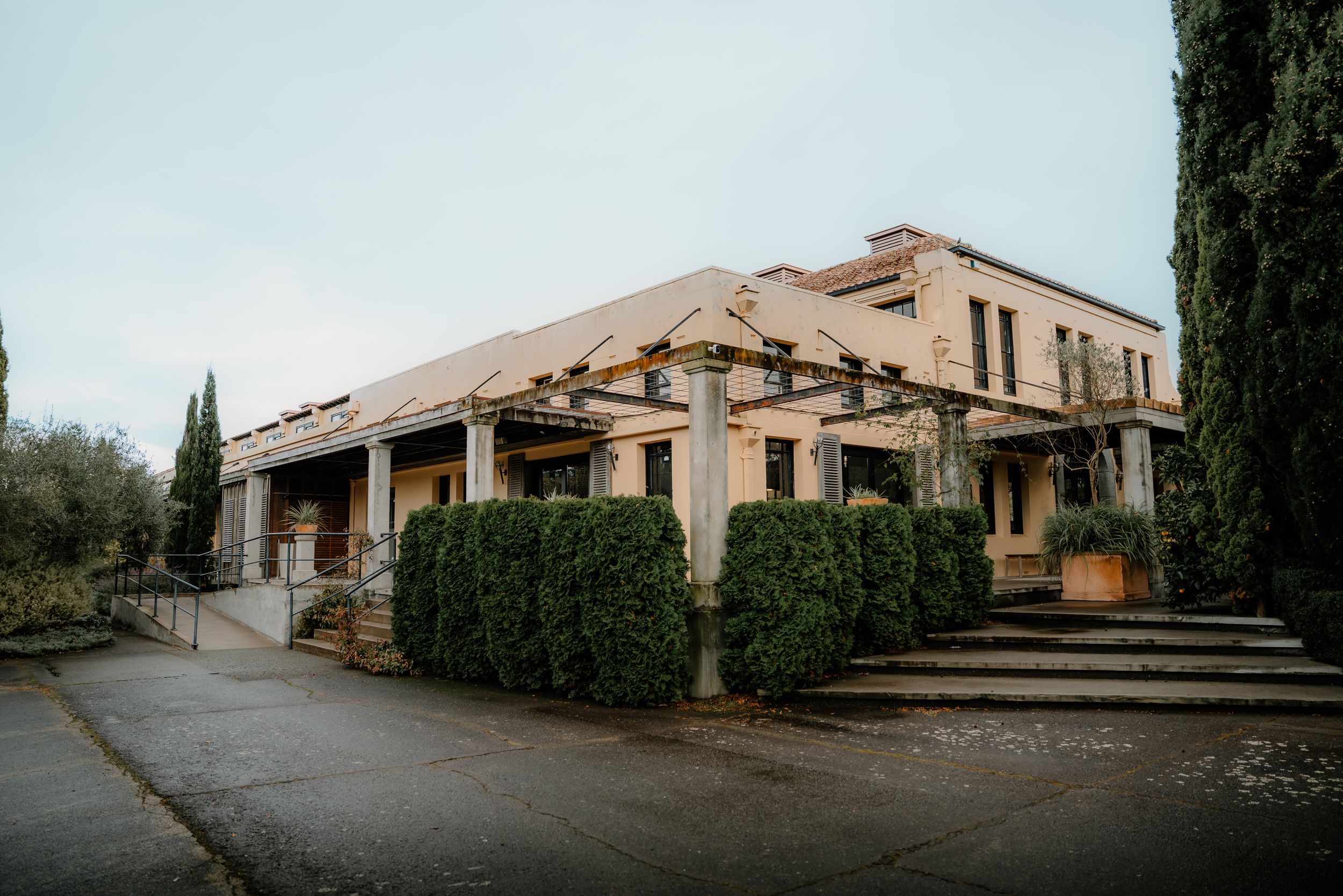 Beautiful Palmerston North wedding venue photographed by drone