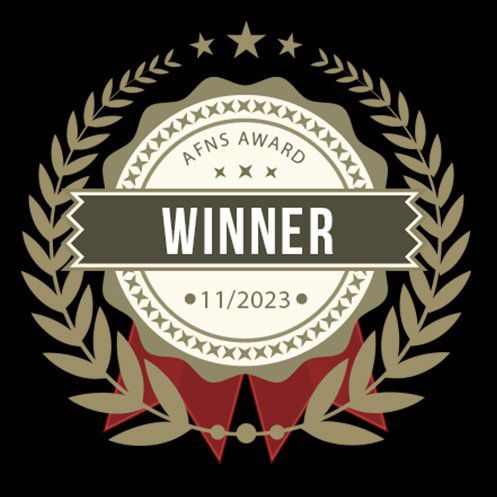Afns award winners badge 2023