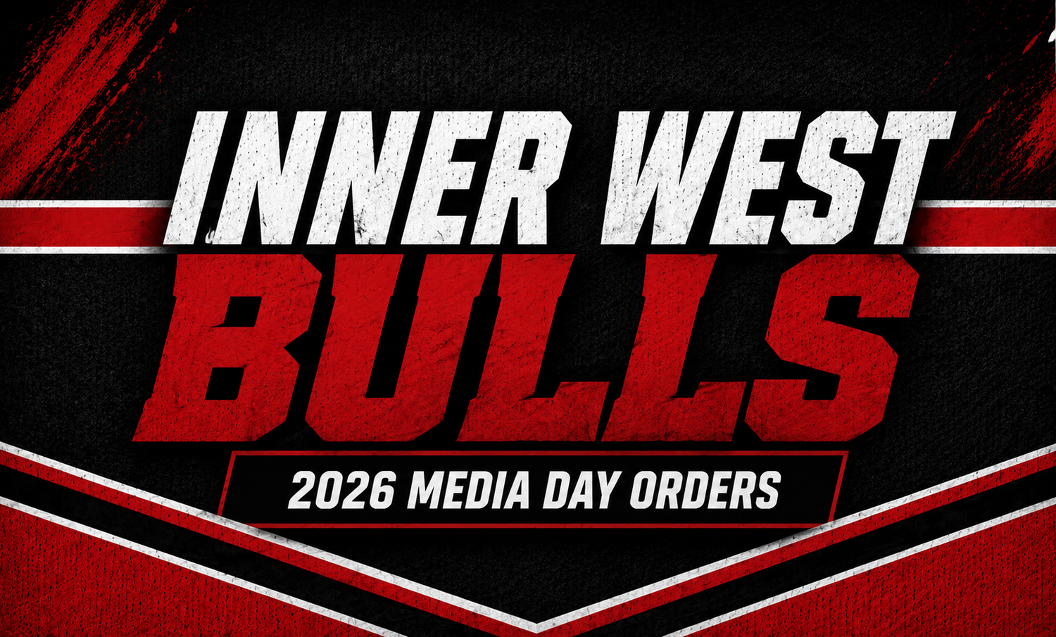 Orange and black banner with Wildfire logo design and text about 2026 media day pre-orders.