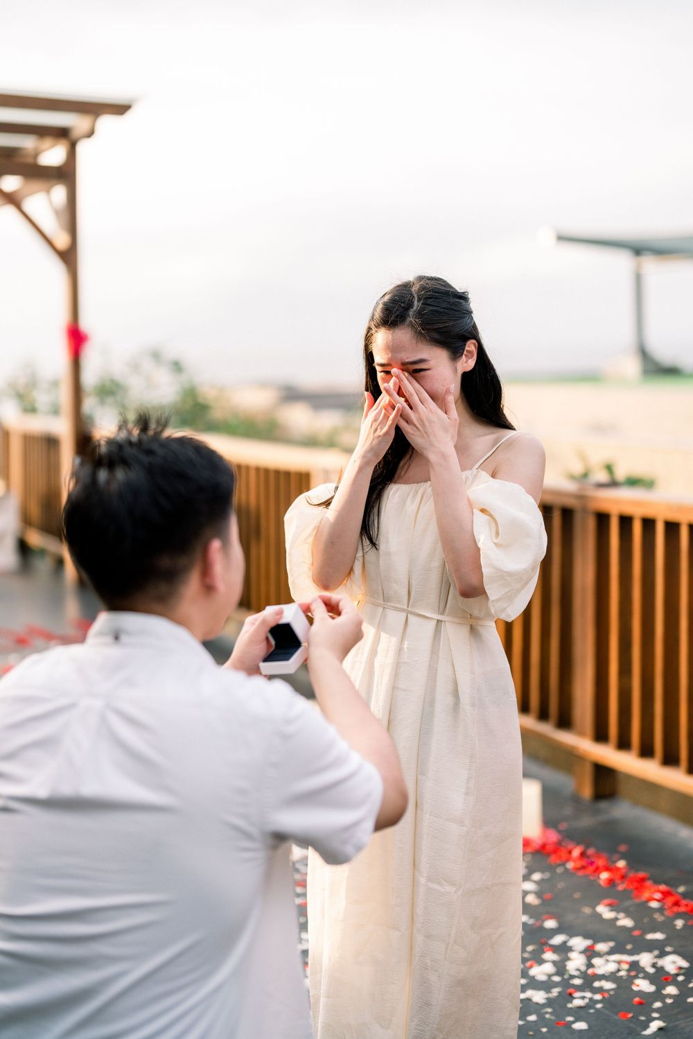 Proposal photography at Anantara Uluwatu Bali.