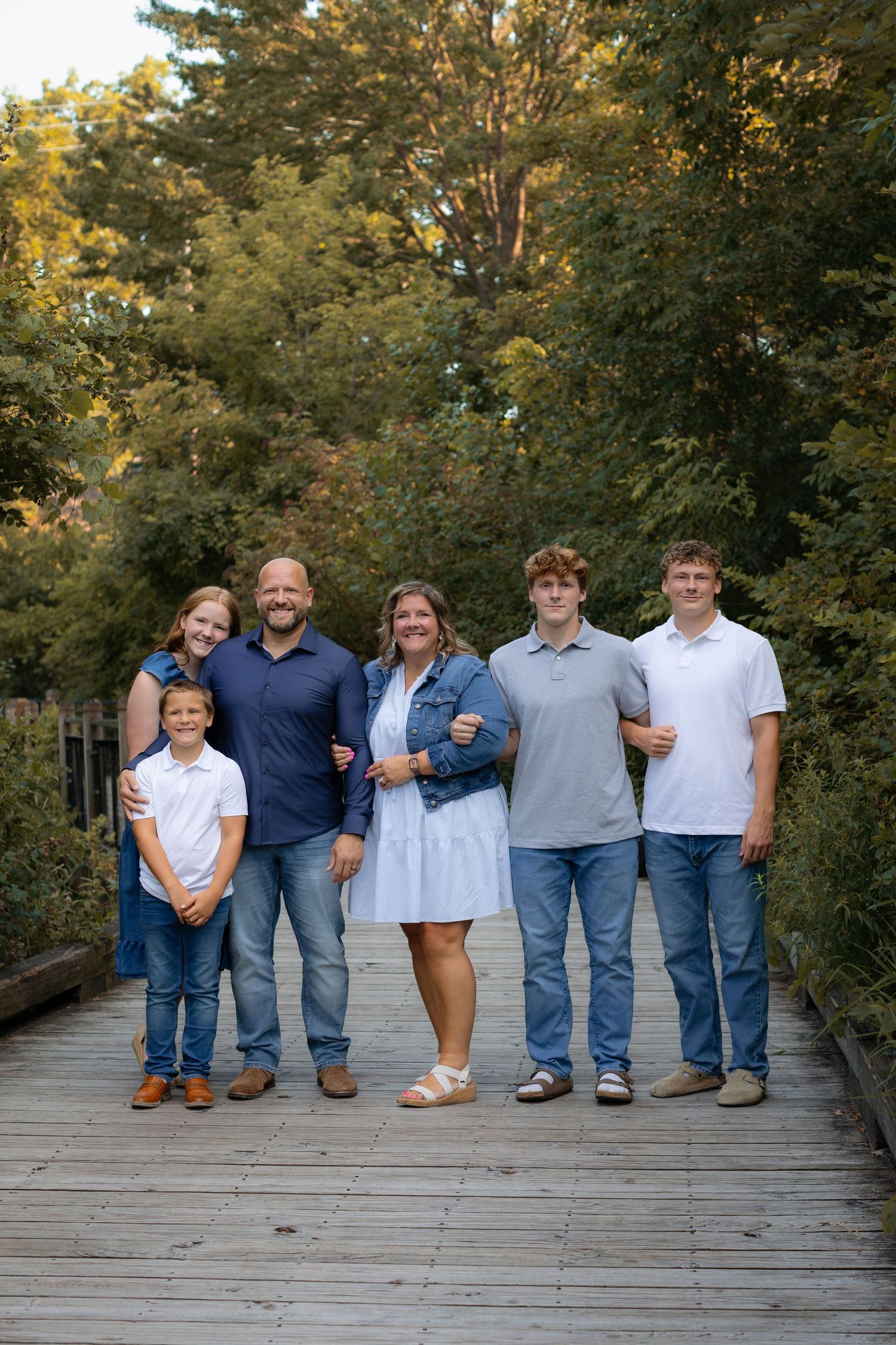 Dexter Mill Creek Park family and child photography; family portraits by Brighton, MI family photographer