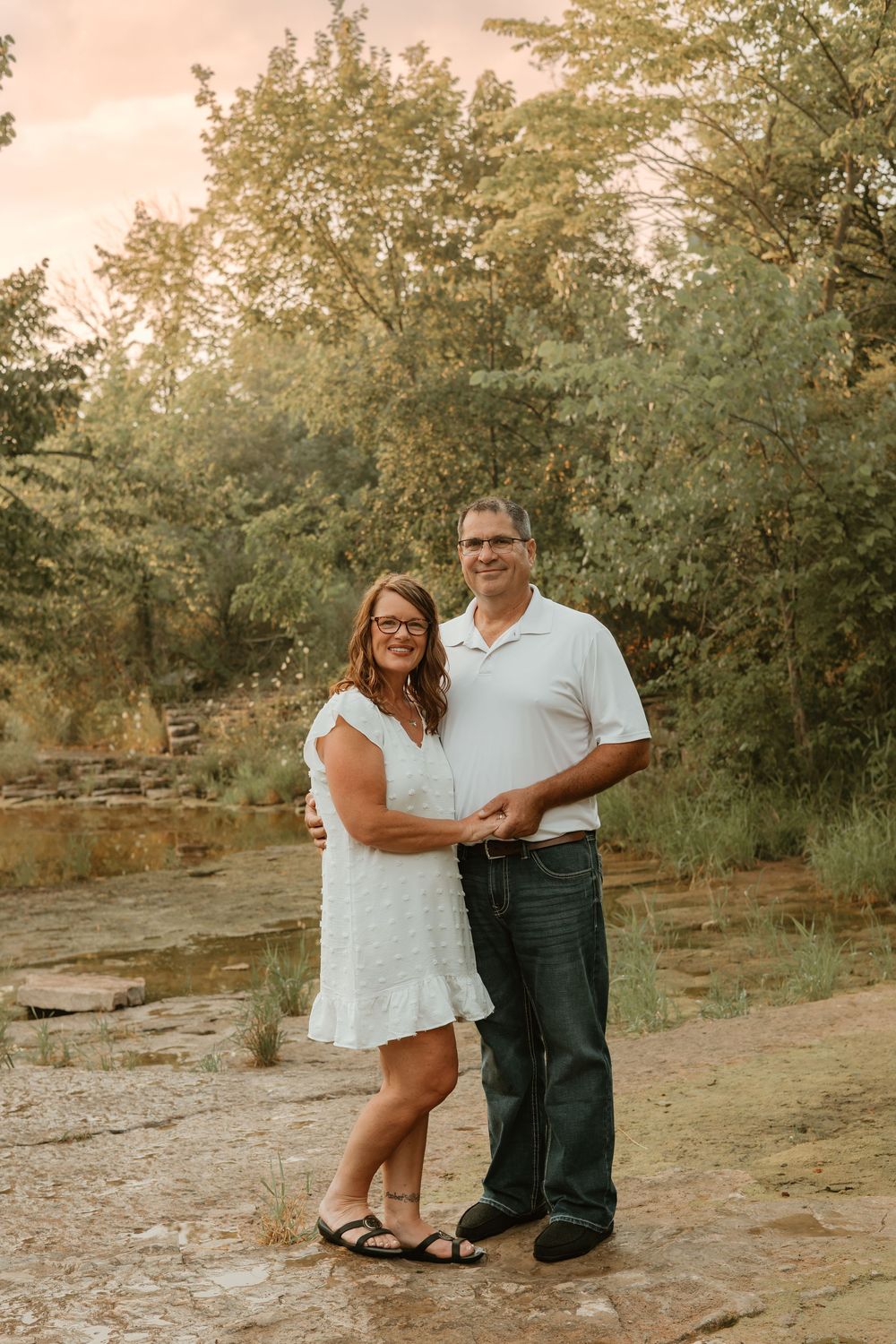 mom and dad sunset photos