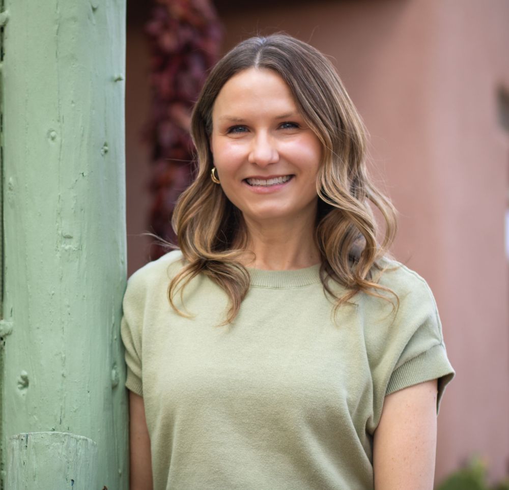 Woman headshot portraits Old Town Albuquerque