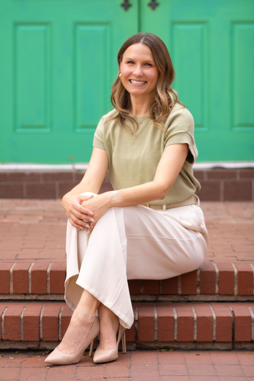 Woman headshot portrait Old Town Albuquerque