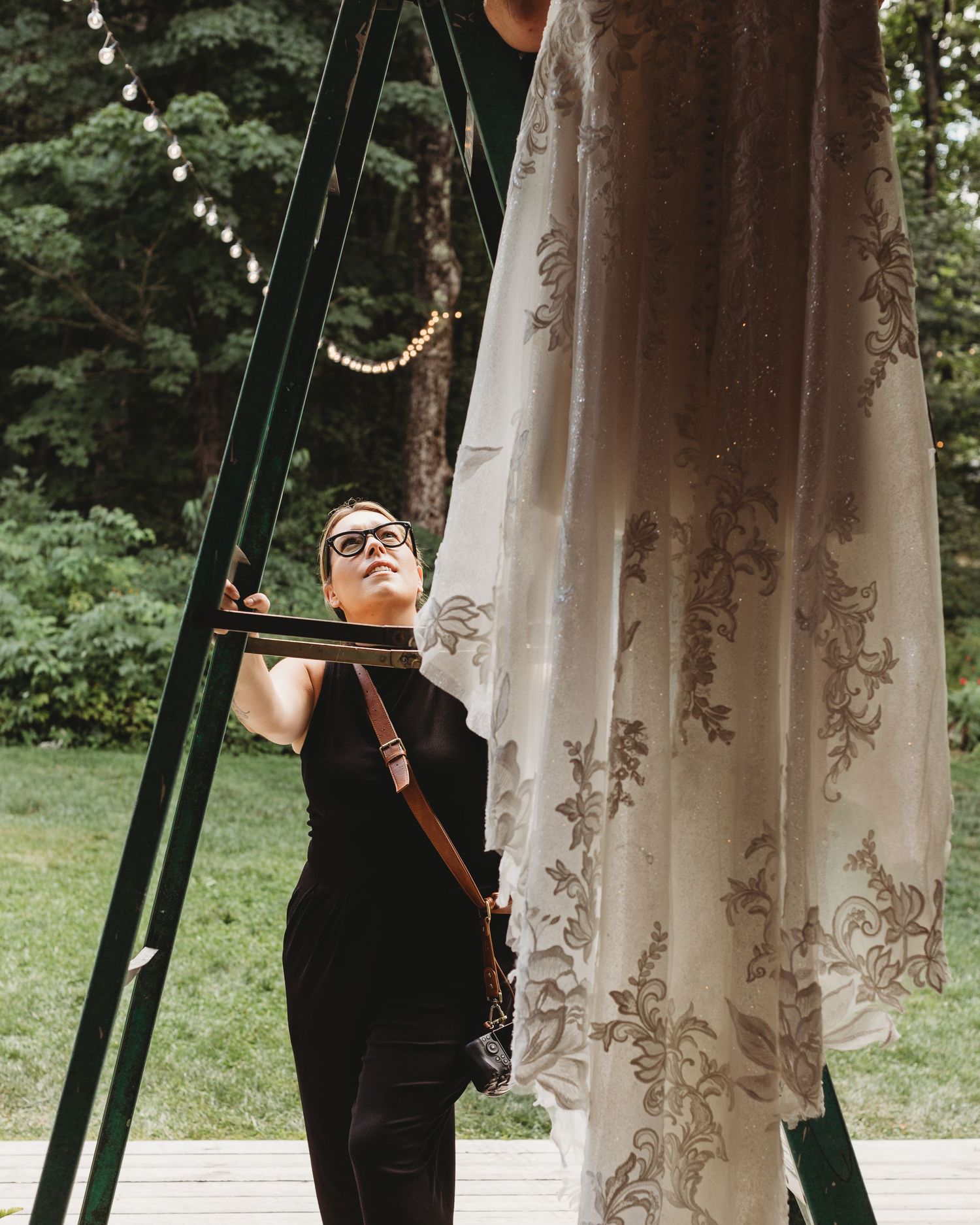 Gallagher Photography capturing candid wedding moments while working as a wedding photographer in Maine.