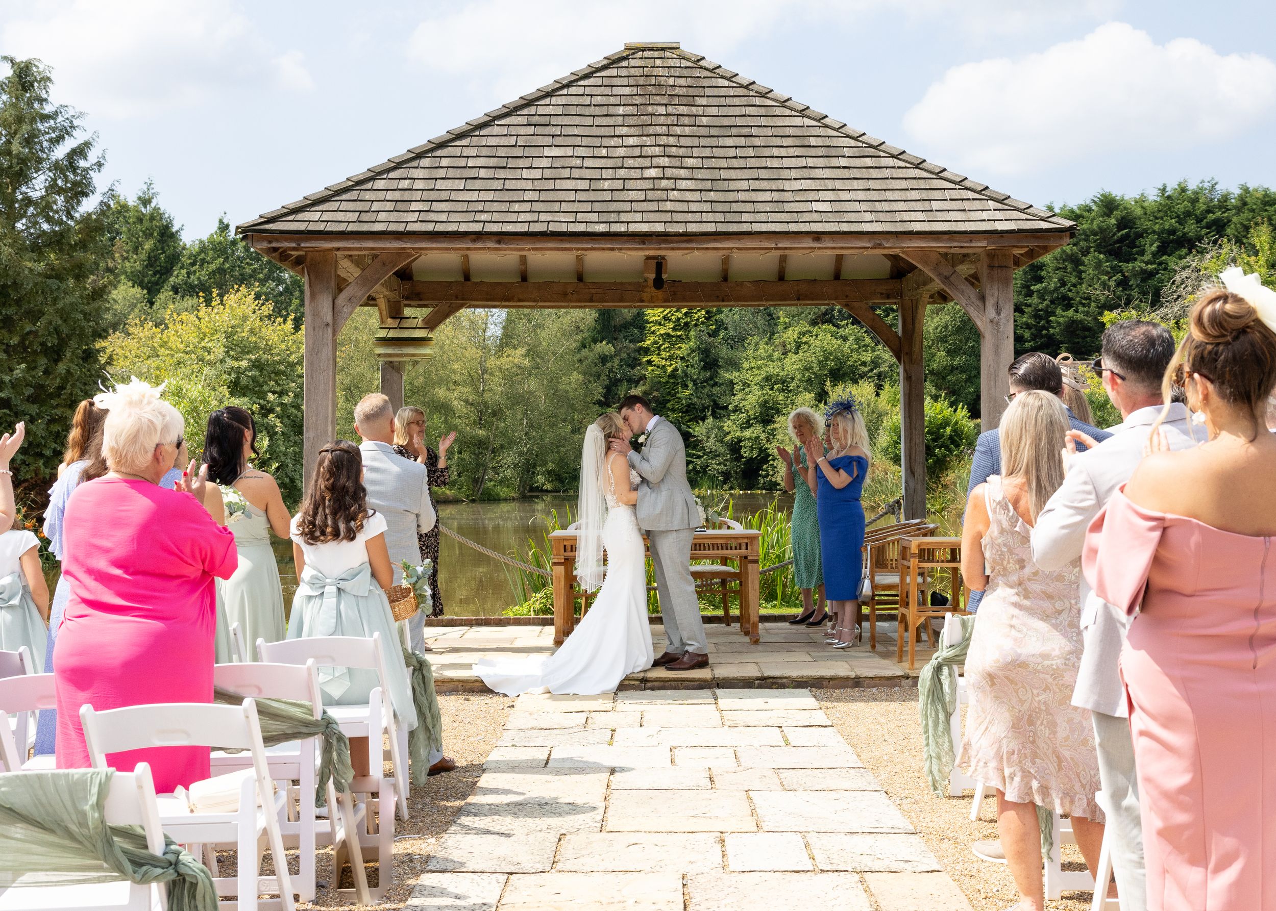 Brookfield Barn wedding photo