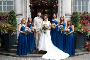 Wedding Day group photo Chelsea Old town hall