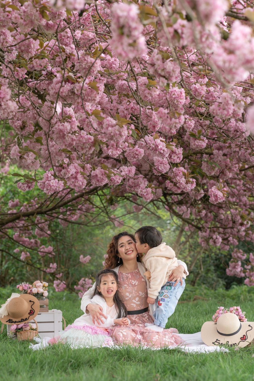 Cherry blossom photoshoot in Manchester