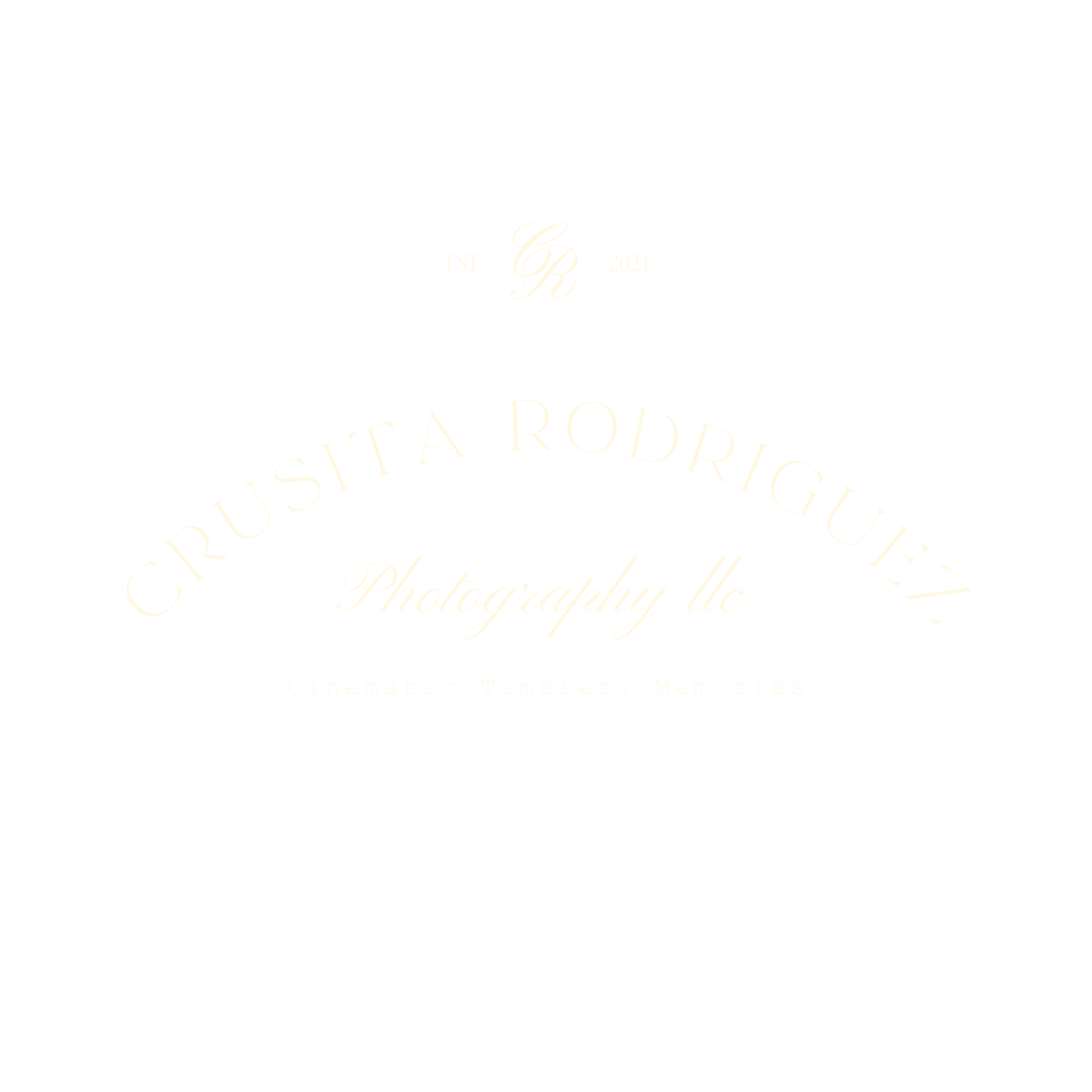 Crusita Rodriguez Photography LLC established in 2021. Creating cinematic, timeless, romantic memories for generations to enjoy.