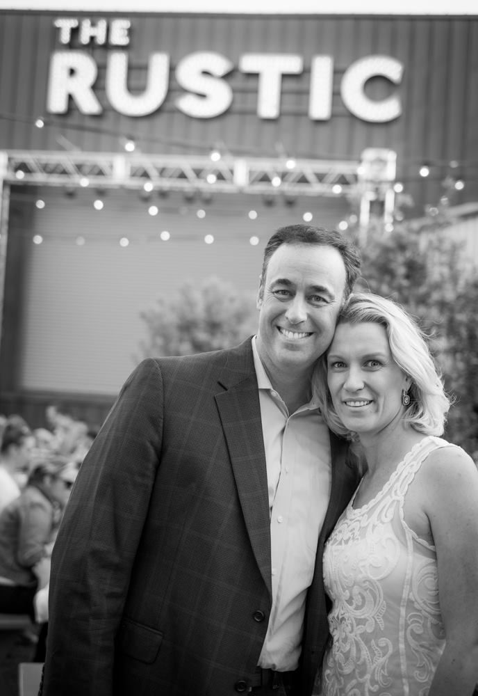 Newly engaged couple at the Rustic in Dallas, Texas.