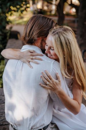 Romantic proposal captured in Barcelona hidden gem