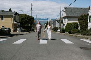 Astoria, OR, Oregon Coast, golden hour, sunset, wedding, micro wedding, luxury wedding