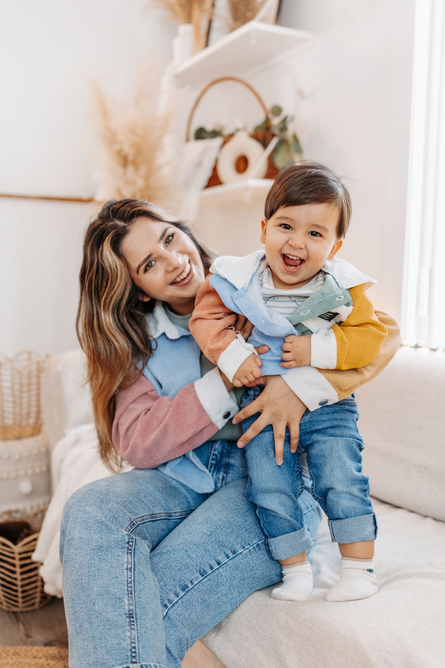 Photo Maman et Moi en studio de lumière naturelle