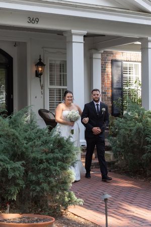 Orlando luxury wedding photographer bride walking down the aisle