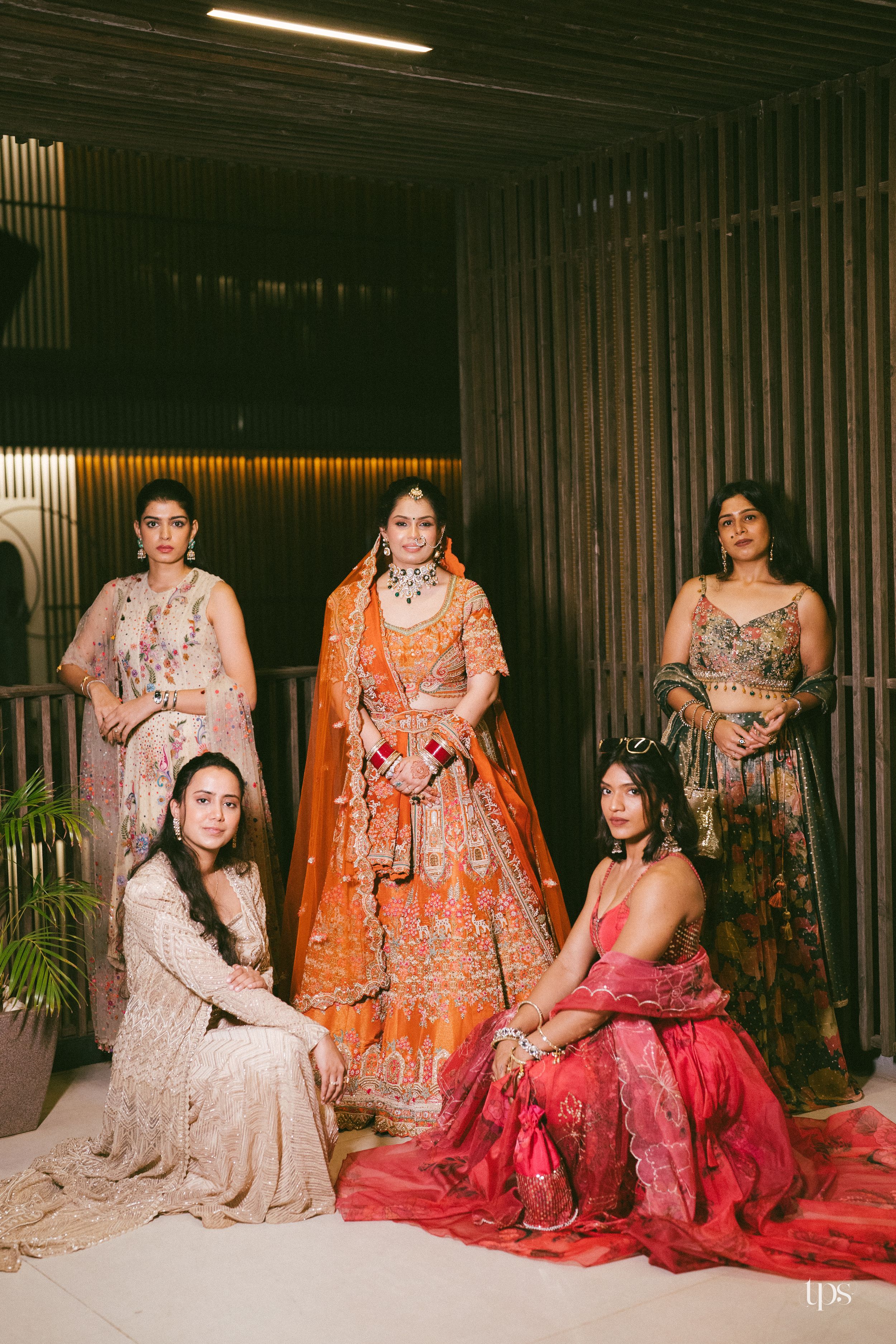 Stunning models in richly embellished traditional Indian wedding attire, expertly shot by a trusted wedding photographer near me in Mumbai.