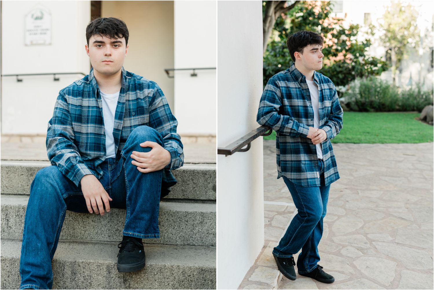 SLO senior guy senior photos at Mission SLO in downtown SLO | Mission Prep Senior photographer | slo senior photo session