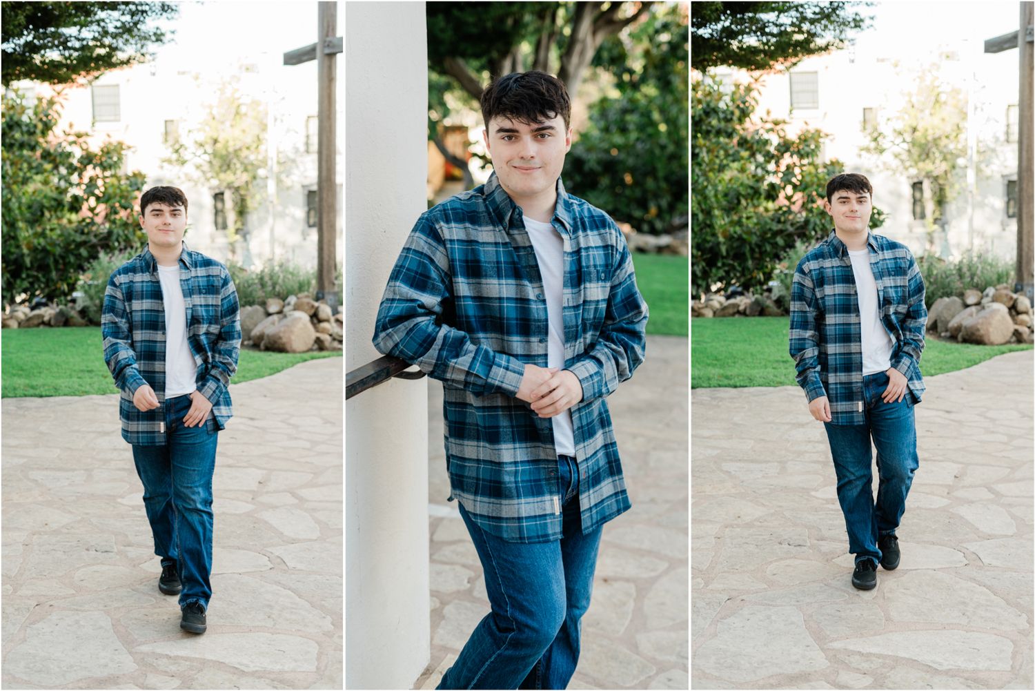 mission prep senior photos | senior guy senior photos downtown slo at mission San Luis Obispo by felisha connolly photography
