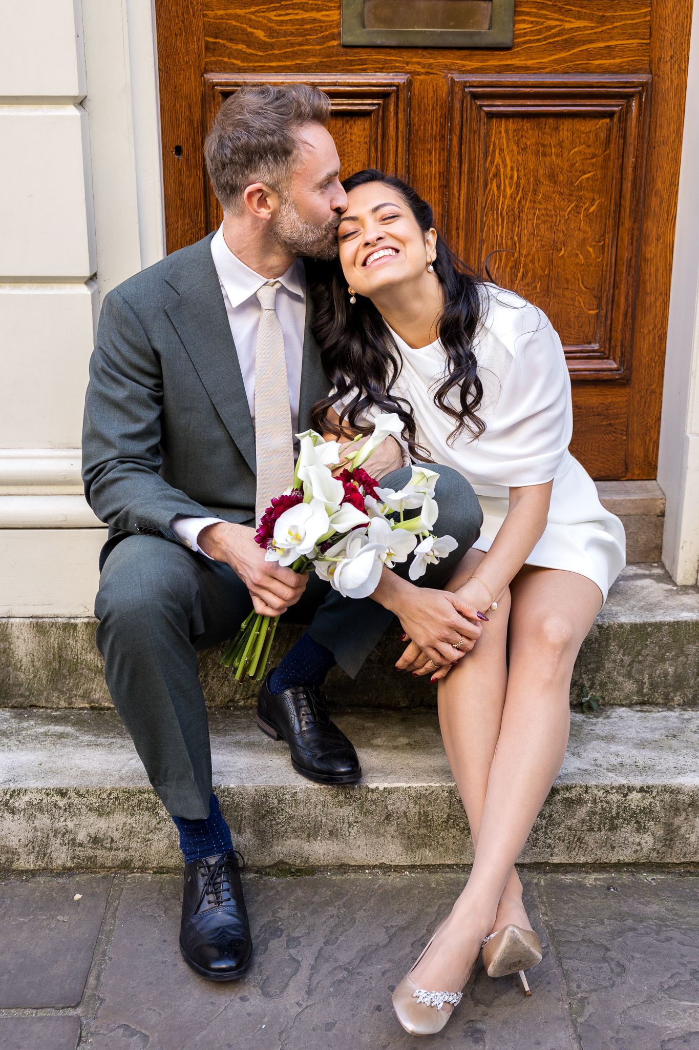 modern wedding portraits