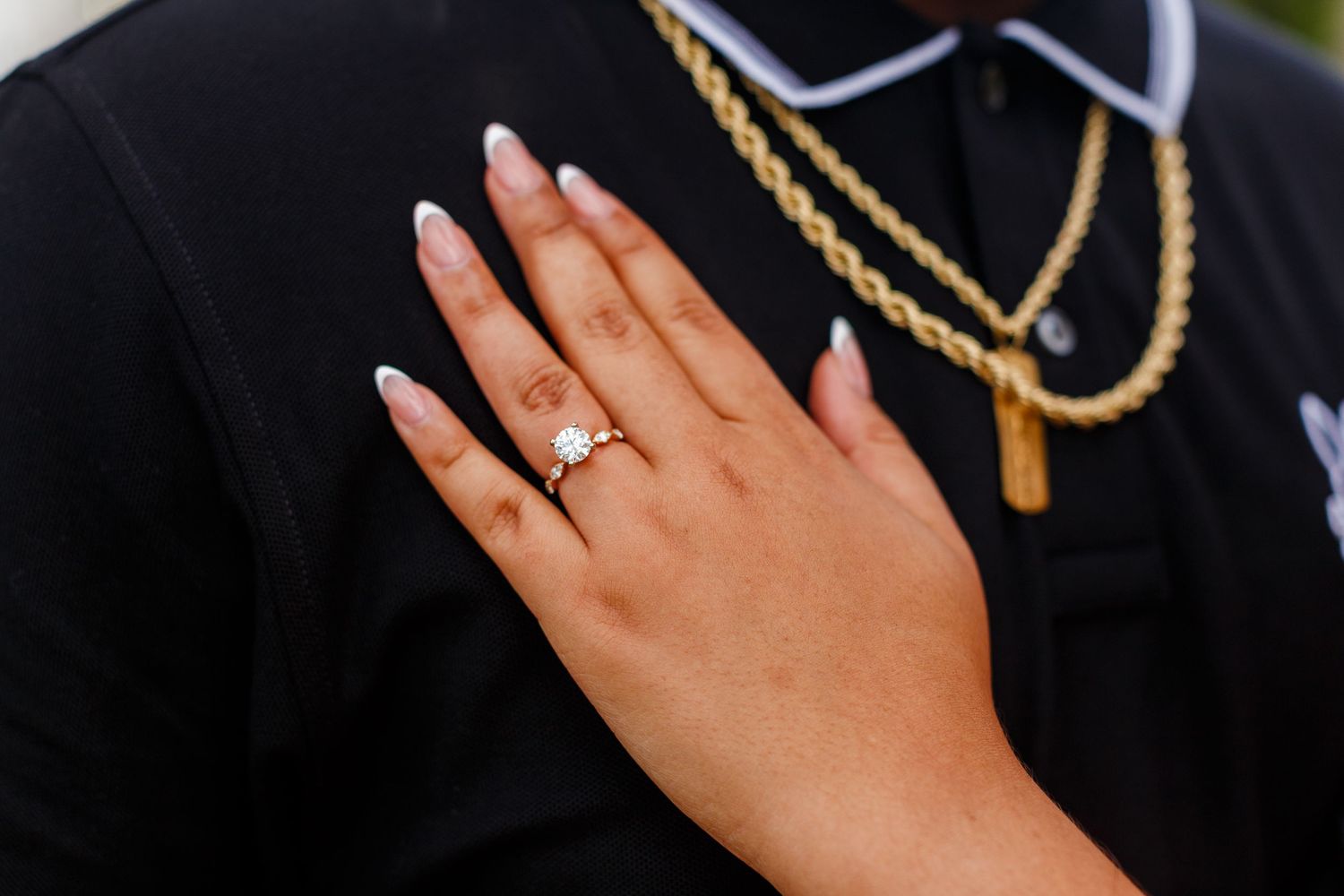Engagement ring.