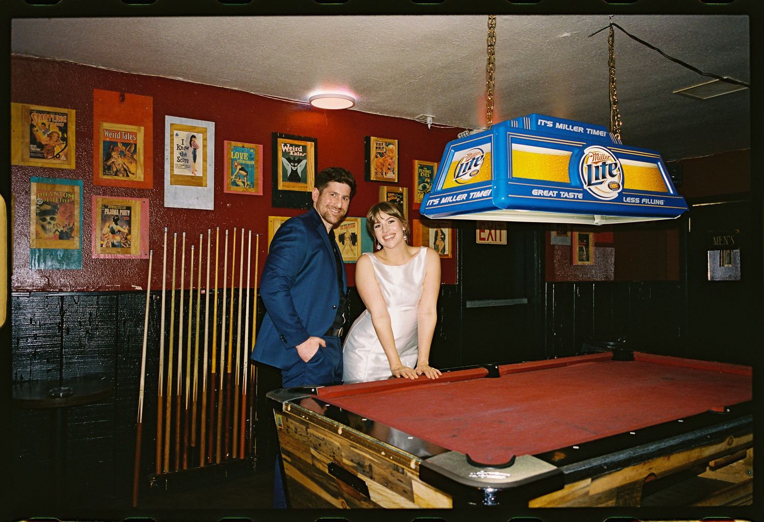 Downtown Las Vegas Engagement Session on film
