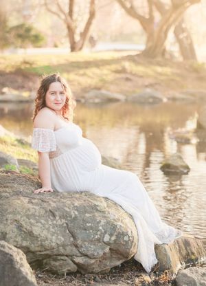 Fotografia de maternidad en Furman university Greenville sc