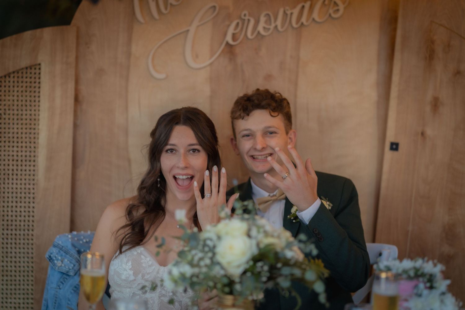 Cute wedding photo