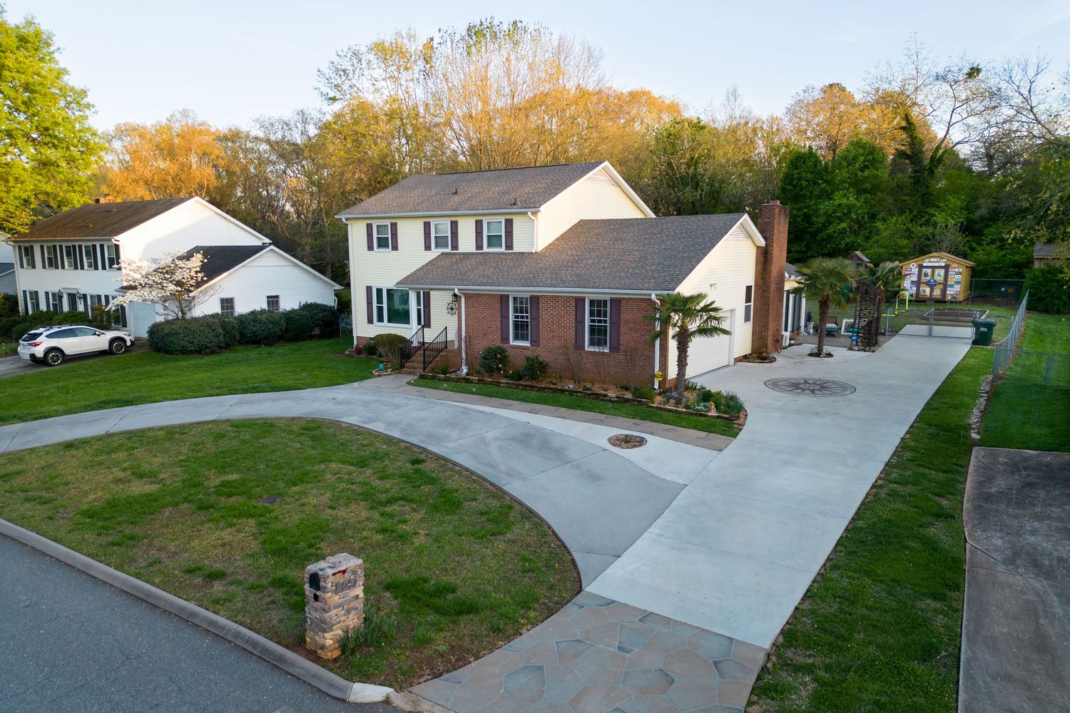 Aerial drone photo of Residential property Real-Estate, Amherstburg local photographer Tasha Cannaday.