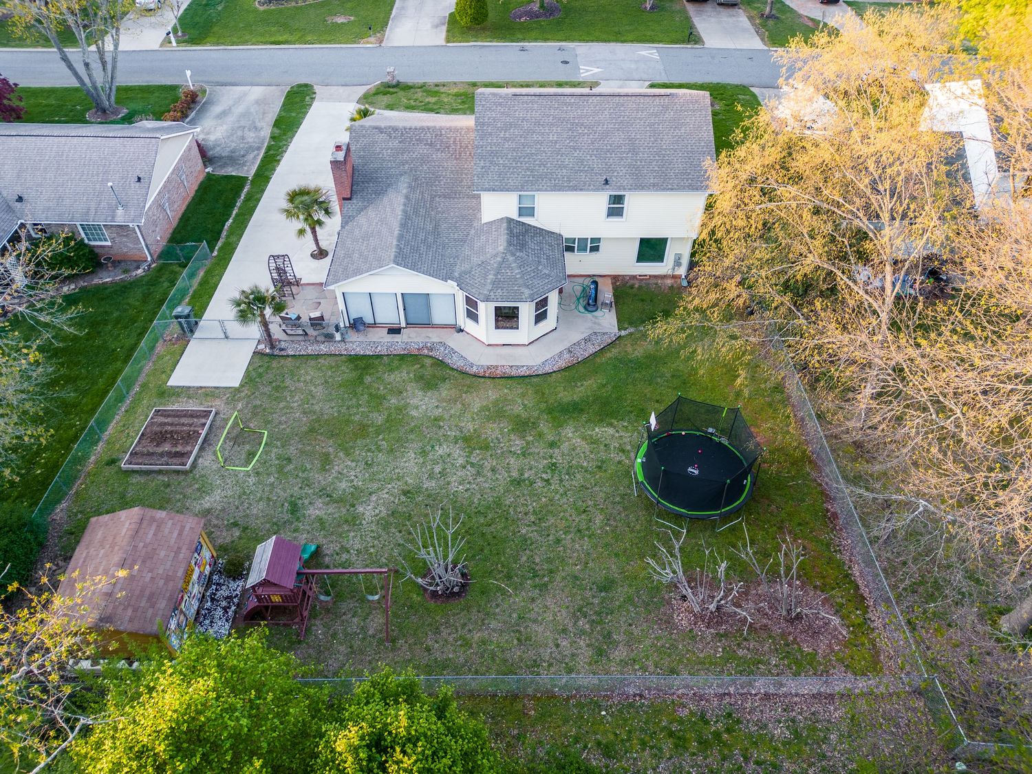 Drone photo of Residential property Real-Estate, Windsor local photographer Tasha Cannaday.