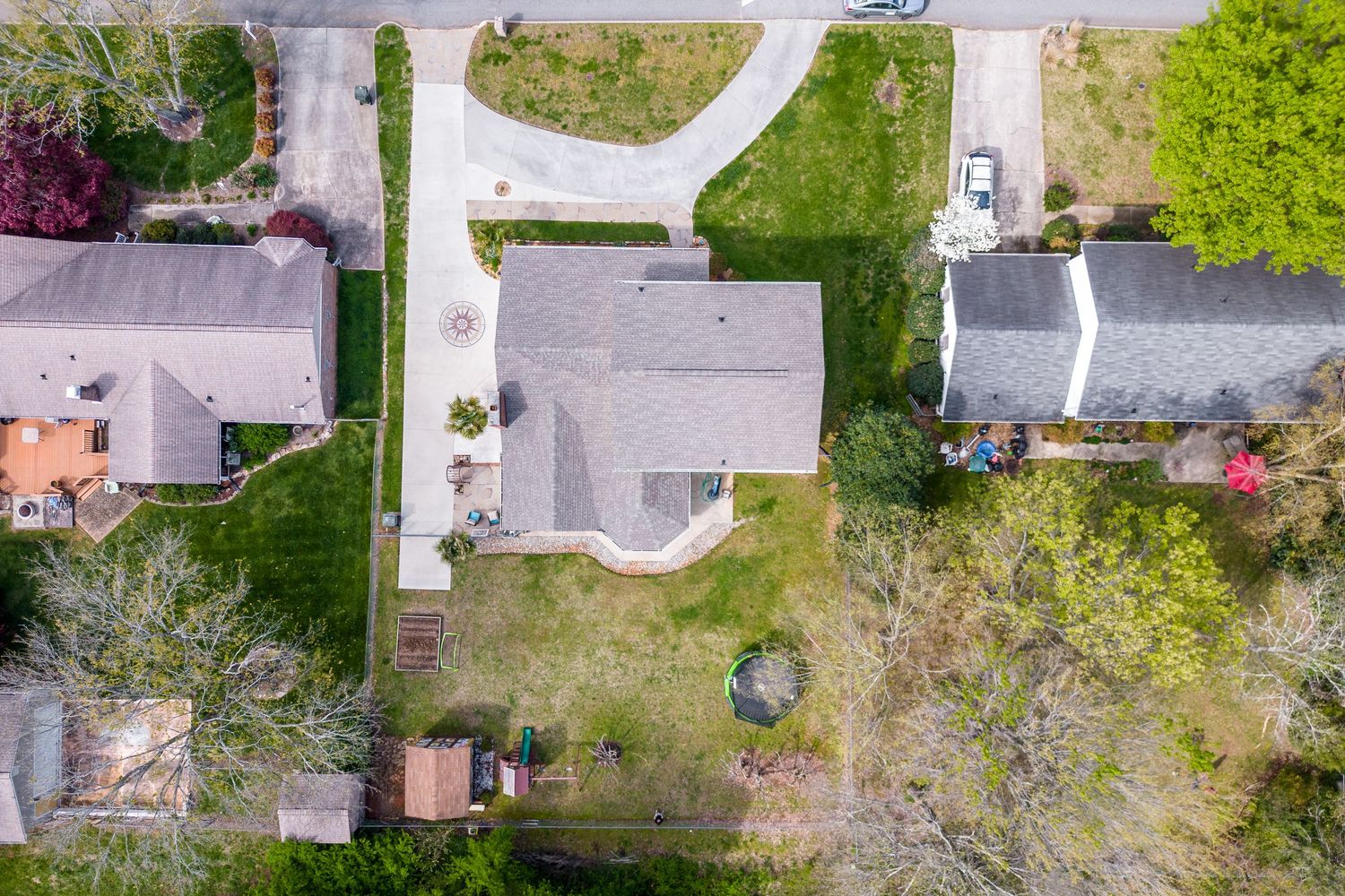 Birds eye view photo of Residential home for Real-Estate listing, Essex-County local photographer Tasha Cannaday.