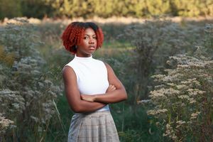 Unique high school senior portraits - Kansas City's Best Senior Photographer - Anthem Photography - Burr Oak Woods - Nature Portraits