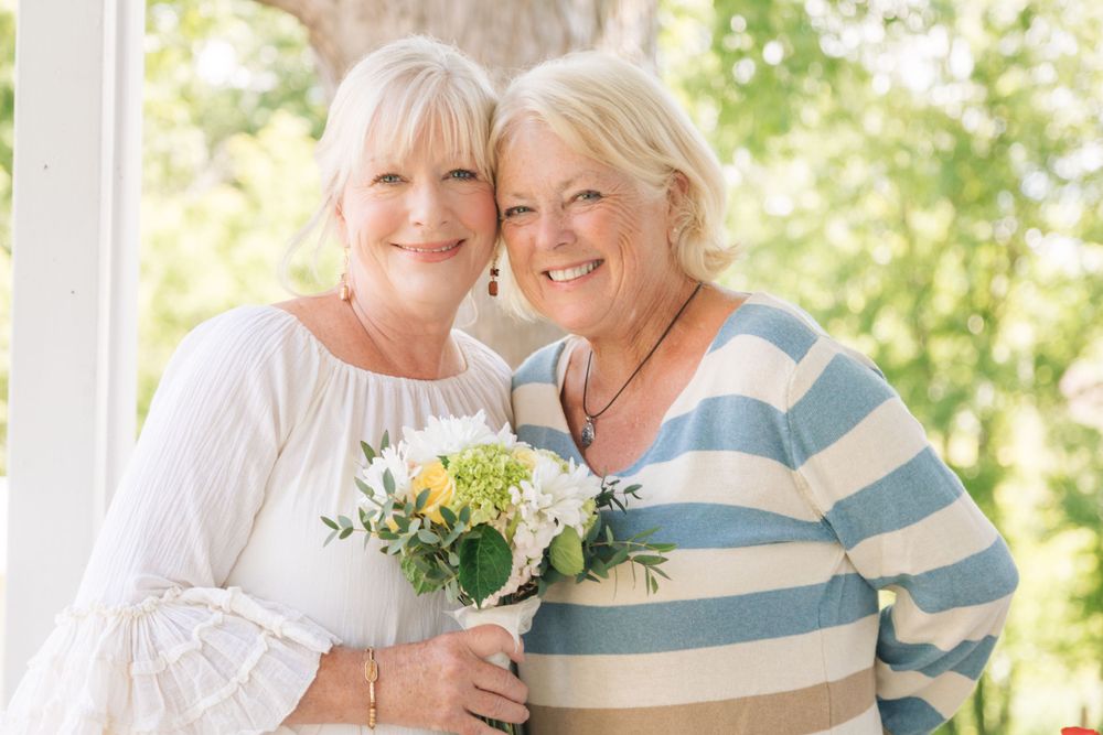 Bride and Friend